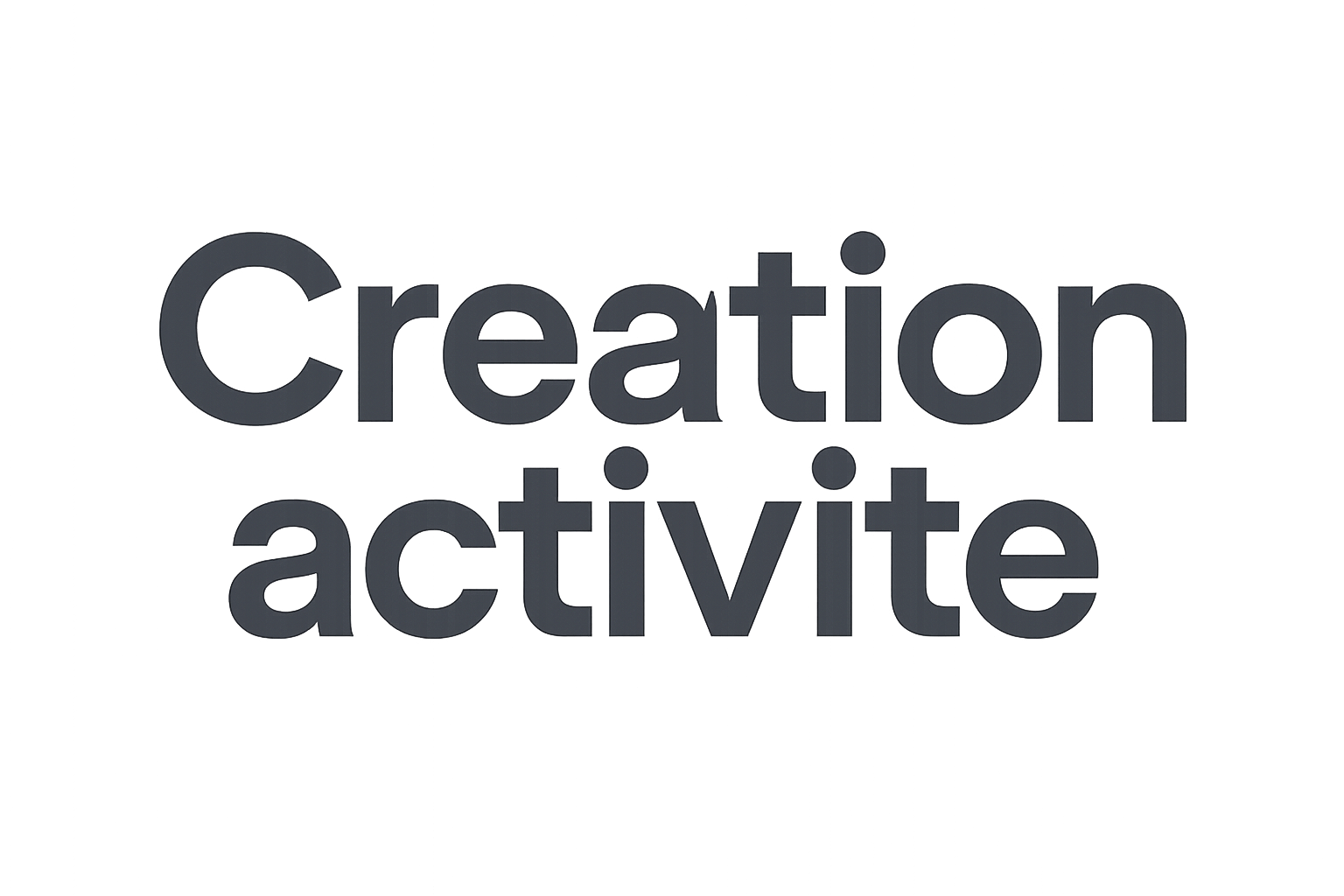 Creation Activite