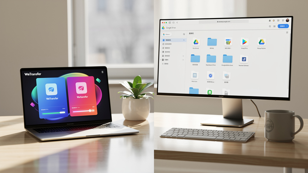 Comparer wetransfer et Google Drive : avantages et inconvénients